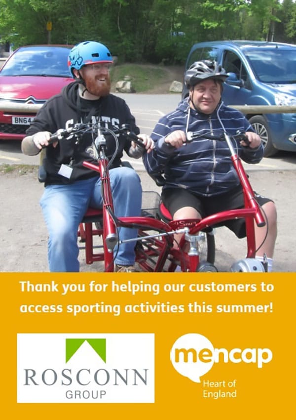 Foundation - News - A Thank You from Mencap Heart of England